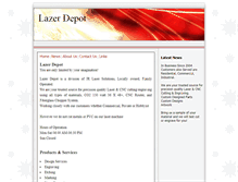 Tablet Screenshot of lazerdepot.com